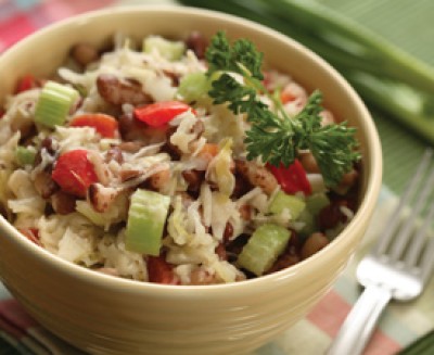 Bean and Sauerkraut Slaw